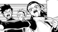 Yuka, Maru, and Tsurugi (Image Credits: Shueisha)